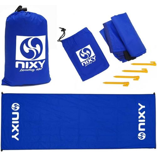 NIXY Landing Mat Paddle Board Ground Tarp 142 x 57, Quick Drying, Durable, Sand and Dirt Resistant, Nylon, Best for Water Gear, Royal Blue