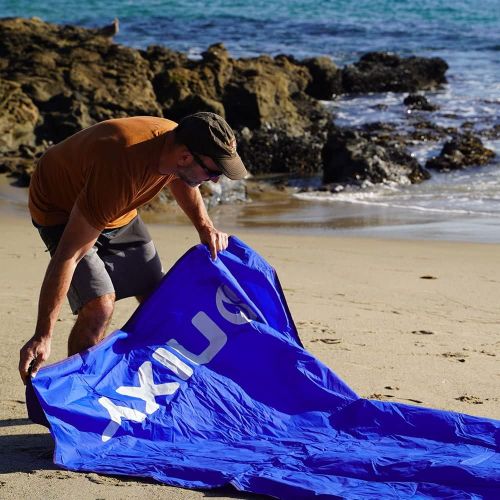  NIXY Landing Mat Paddle Board Ground Tarp 142 x 57, Quick Drying, Durable, Sand and Dirt Resistant, Nylon, Best for Water Gear, Royal Blue