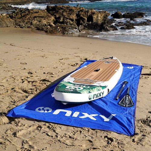  NIXY Landing Mat Paddle Board Ground Tarp 142 x 57, Quick Drying, Durable, Sand and Dirt Resistant, Nylon, Best for Water Gear, Royal Blue