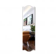 NJYT Full Length Mirrors Full Length Mirror,Special-Shaped Frameless Free-Standing Leaner Mirror Wall Mounted for Bedroom Bathroom Hall Dressing Mirror (Size : 35140cm)