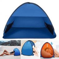 N/K Pop Up Tent Portable Beach Tent Sun Shade Canopy Small Sun Beach Shelter Sun Protection Mini Beach Shader Quick Installation for Face While Sunbathing