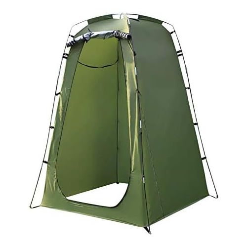 N/K Portable Pop Up Camping Shower Tent, Removable Dressing Changing Room Privacy Shelter Tents for Outdoor Camping Beach Toilet and Indoor Photo Shoot with Carrying Bag, 70.8 inch Tal