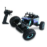 NKOK Mean Machines 1:16 2.4GHz RC Rock Crawler Venom (Blue), Designed for Rough Terrain Climbing, Pistol Grip Full Function Controller, Powerful Motor