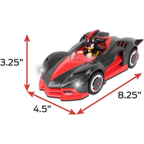  NKOK Team Sonic Racing 2.4GHz Radio Control Car with Turbo Boost - Shadow The Hedgehog 602 , Red