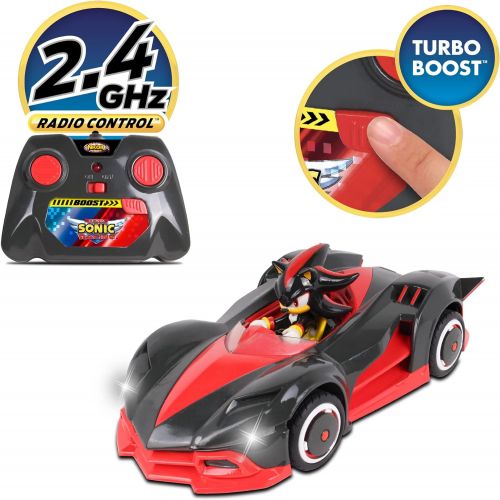  NKOK Team Sonic Racing 2.4GHz Radio Control Car with Turbo Boost - Shadow The Hedgehog 602 , Red