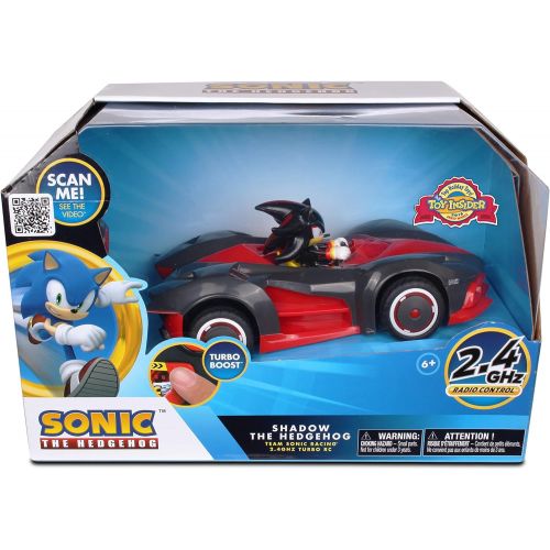  NKOK Team Sonic Racing 2.4GHz Radio Control Car with Turbo Boost - Shadow The Hedgehog 602 , Red