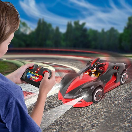  NKOK Team Sonic Racing 2.4GHz Radio Control Car with Turbo Boost - Shadow The Hedgehog 602 , Red