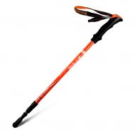 NLDSZ-Y 3 Retractable Carbon Fiber Trekking Poles with Adjustable Carbon Rods Between 65-135cm, Suitable for Hiking, Hiking, Short Trips Orange