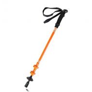 NLDSZ-Y Hiking Poles Ultralight Hiking (Aluminum Alloy, 3-Section Retractable, EVA Sweat-Free Handle, Tungsten Alloy Tip, Lock, Outdoor Activities) Orange