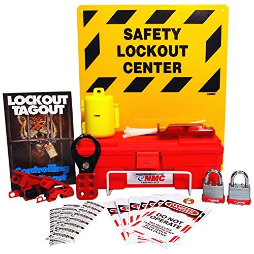  NMC LOK2 11 Piece Electrical Lockout Center Kit, 14 Width x 16 Height