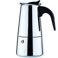 N/N Stainless Steel Stovetop Espresso Maker,Moka Pot, Percolator Italian Coffee Maker,Classic Cafe Maker, suitable for induction cookers,stovetop (9 Cups/450ml)