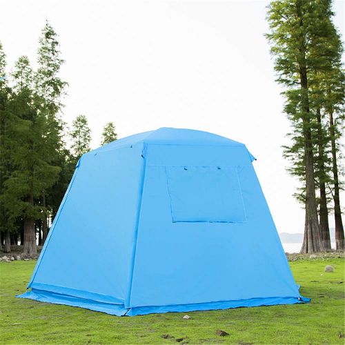  NOBLJX 6 Persons Screen Tent, Gauze Net Instant Pop Up Cabin, Portable Waterproof Windproof UV Resistant Rain Double Layered Automatic Outdoor Camping Tents