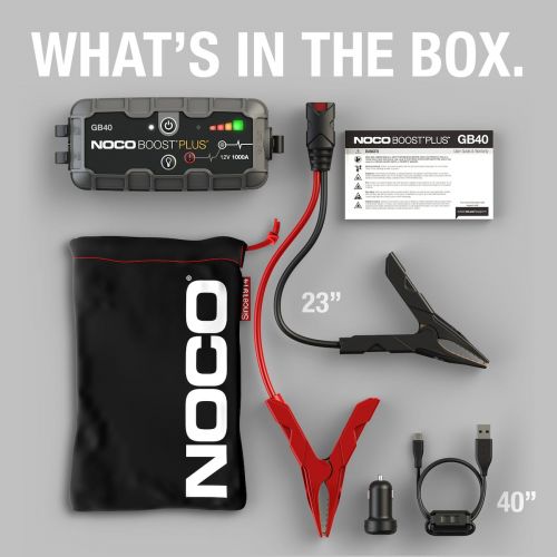  NOCO GB40 Genius Boost Plus 1,000A Jump Starter
