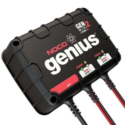  Noco NOCO Genius GENM2 8-Amp 2-Bank Onboard Battery Charger