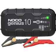 NOCO GENIUS10, 10-Amp Fully-Automatic Smart Charger, 6V And 12V Battery Charger, Battery Maintainer, And Battery Desulfator With Temperature Compensation