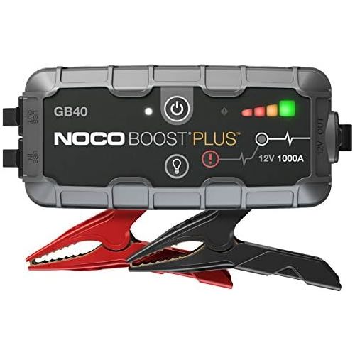  NOCO Boost Plus GB40 1000 Amp 12-Volt UltraSafe Portable Lithium Car Battery Jump Starter Pack For Up To 6-Liter Gasoline And 3-Liter Diesel Engines