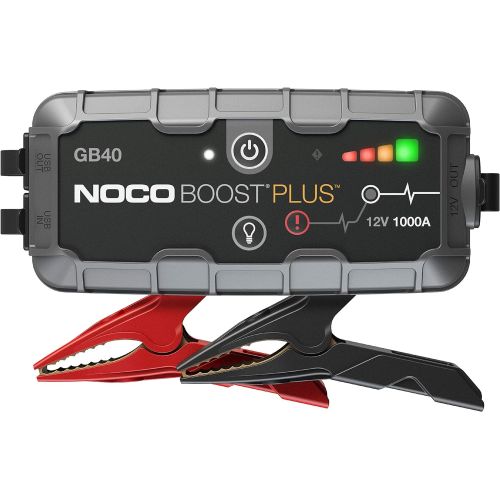  NOCO Boost Plus GB40 1000 Amp 12-Volt UltraSafe Portable Lithium Car Battery Jump Starter Pack For Up To 6-Liter Gasoline And 3-Liter Diesel Engines