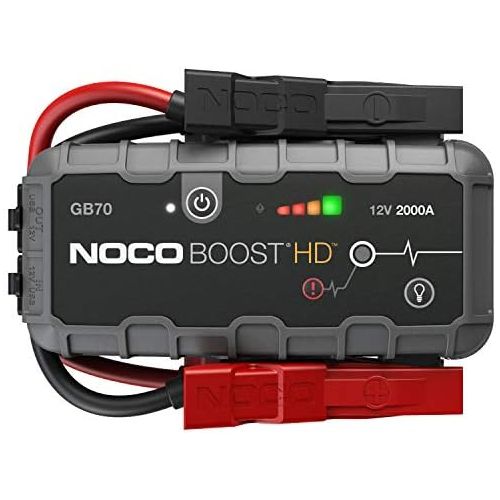  NOCO Boost HD GB70 2000 Amp 12-Volt UltraSafe Portable Lithium Car Battery Jump Starter Pack For Up To 8-Liter Gasoline And 6-Liter Diesel Engines