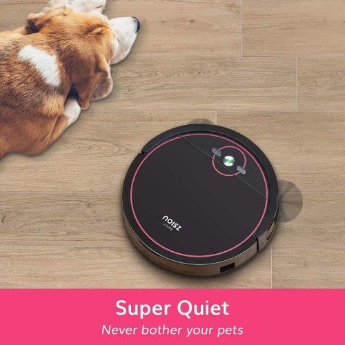  [아마존베스트]Noisz by ILIFE S5 Robot Vacuum Cleaner with MAX Mode, ElectroWall, Tangle-free Suction Port, Slim & Quiet, Automatic Self-Charging, Hard Floor and Low Pile Carpet