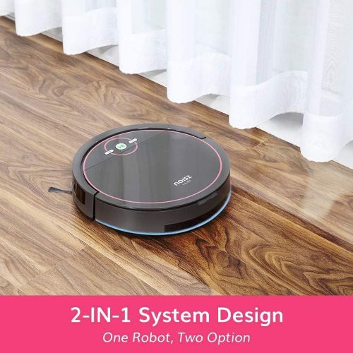  [아마존베스트]Noisz by ILIFE S5 Robot Vacuum Cleaner with MAX Mode, ElectroWall, Tangle-free Suction Port, Slim & Quiet, Automatic Self-Charging, Hard Floor and Low Pile Carpet