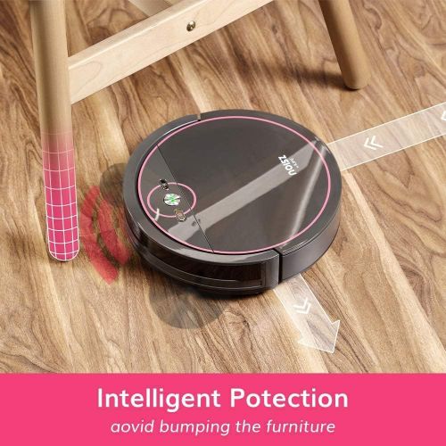  [아마존베스트]Noisz by ILIFE S5 Robot Vacuum Cleaner with MAX Mode, ElectroWall, Tangle-free Suction Port, Slim & Quiet, Automatic Self-Charging, Hard Floor and Low Pile Carpet