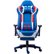 NOKAXUS Nokaxus Gaming Chair Large Size High-Back Ergonomic Racing Seat with Massager Lumbar Support and Retractible Footrest PU Leather 90-180 Degree Adjustment of backrest Thickening spo