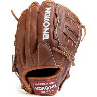 Nokona W-1200C Handcrafted Walnut Baseball, Softball, and Fastpitch Glove - Closed Web for Infield and Outfield Positions, Adult 12 Inch Mitt, Made in The USA