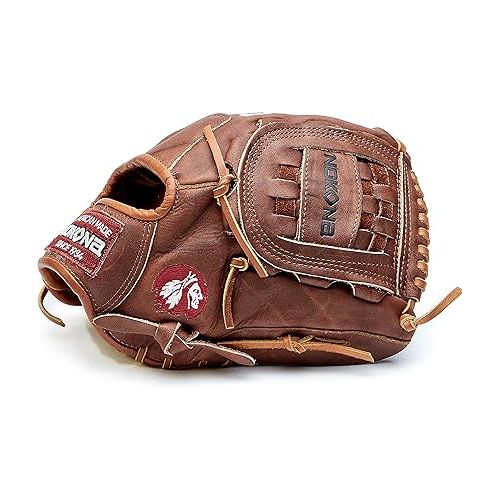  Nokona W-1200C Handcrafted Walnut Baseball, Softball, and Fastpitch Glove - Closed Web for Infield and Outfield Positions, Adult 12 Inch Mitt, Made in The USA