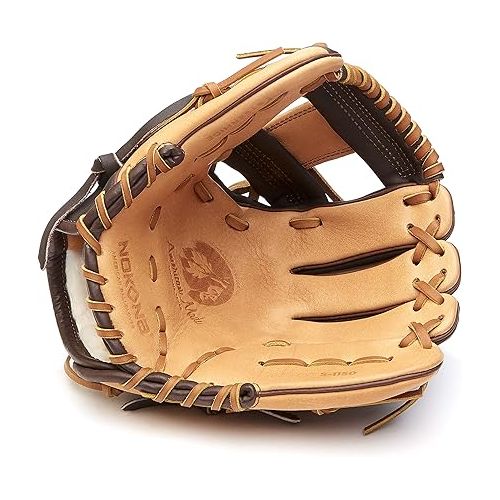  NOKONA S-1150I Handcrafted Alpha Baseball Glove - I-Web for Infield Positions, Adult 11.5 Inch Mitt, Made in The USA