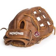 Nokona Classic Walnut H-Web Fastpitch W-V1150H Right Handers Baseball Glove (Brown, Right Hand Thrower)