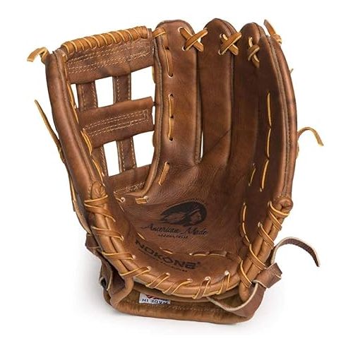  Nokona Classic Walnut H-Web Fastpitch W-V1150H Right Handers Baseball Glove (Brown, Right Hand Thrower)