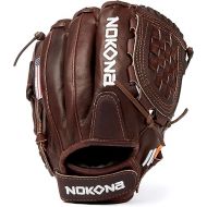 Nokona X2-V1250C Handcrafted X2 Elite Baseball and Softball Glove - Closed Web for Infield and Outfield Positions, Adult 12.5 Inch Mitt, Made in The USA
