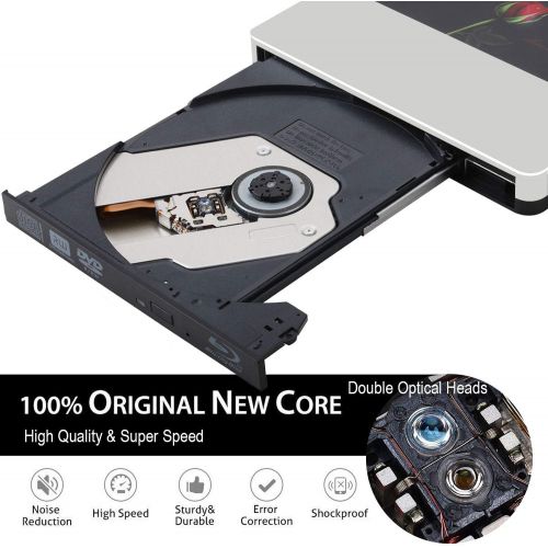  [아마존 핫딜] [아마존핫딜]NOLYTH Blu-Ray Drive USB C External Blu Ray Drive Burner Player for MacBook Pro/Air/Mac/Laptop/Windows10/3D