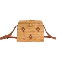 NOMIMAS Fashion Summer Woven Bag Classic Travel Bow Straw Bag Women Woven Flap Rattan Shoulder Bag for Female