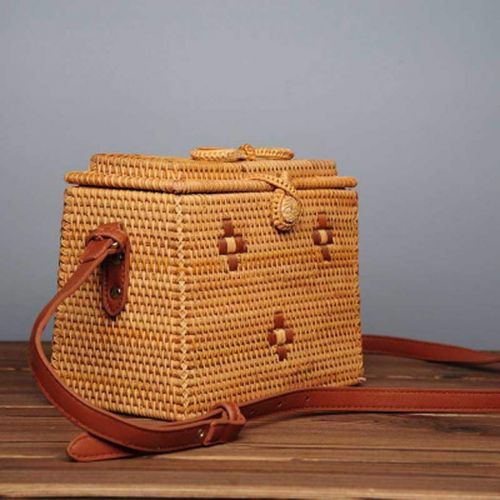  NOMIMAS Fashion Summer Woven Bag Classic Travel Bow Straw Bag Women Woven Flap Rattan Shoulder Bag for Female