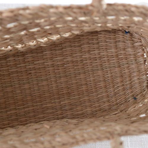  NOMIMAS Woven Basket Handmade Straw Bag Women Beach Picnic Travel Hollow Out Handbags Holiday Bohemian Rattan Bag