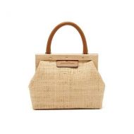NOMIMAS Women Bohemian Bali Handbag Summer Handmade Flap Tote Beach Bag for Girl Holiday Rattan Straw Bags