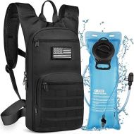 3L Hydration Backpack, Water Backpack with TPU Water Bladder, Tactical Hydration Pack for Men Women, Perfect Molle Water Backpack for Hiking, Biking, and Hunting