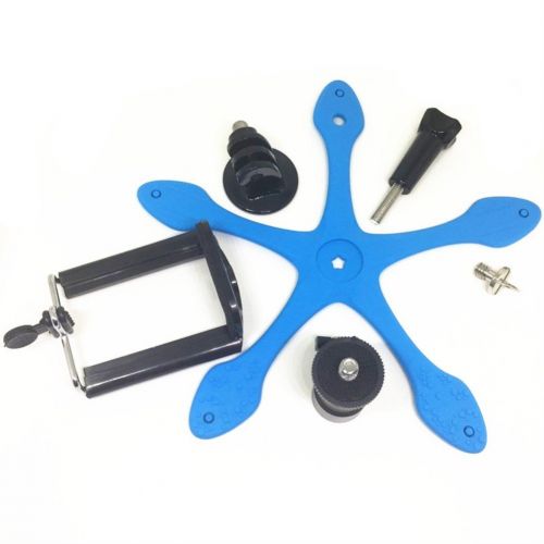  NORDSD Kamer Stativ Flexibles Handy Stativ Krake Handystativ fuer IPhone Sumsung und Andere Android-Smartphone Gopro Kamera (Blau)