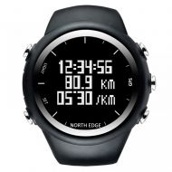 NORTH EDGE Mens Digital Wristwatch GPS Running Watch Waterproof Smart Activity Fitness Tracker