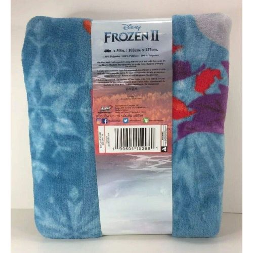  NORTHWEST ENTERPRISES Disney Frozen 2 Olaf Silky Soft Throw Blanket 40 x 50 Olafs Adventures II