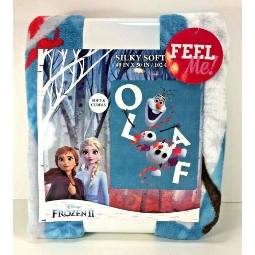  NORTHWEST ENTERPRISES Disney Frozen 2 Olaf Silky Soft Throw Blanket 40 x 50 Olafs Adventures II