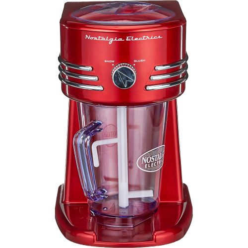  [아마존베스트]Nostalgia Slush Maker Ice Maker, Red