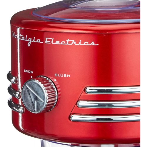  [아마존베스트]Nostalgia Slush Maker Ice Maker, Red