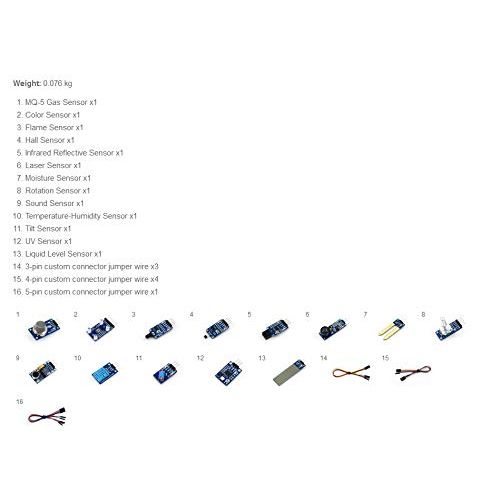  NOUII Waveshare Tens of Different Sensors in One Pack