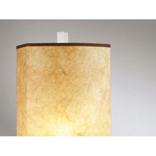  NOVA of California Nova Lighting Ventana Standing Table Lamp, Dark BrownNickelParchment