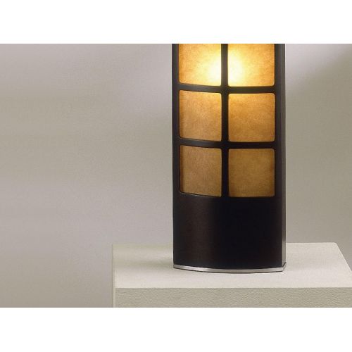  NOVA of California Nova Lighting Ventana Standing Table Lamp, Dark BrownNickelParchment