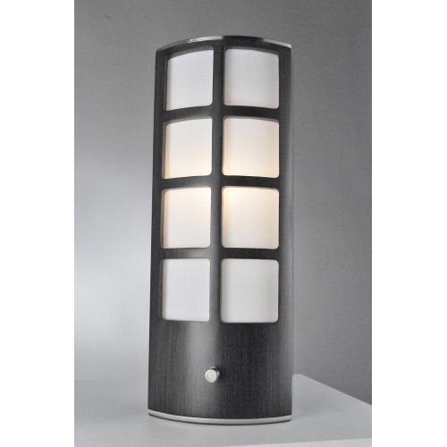  NOVA of California Nova Lighting Ventana Standing Table Lamp, Dark BrownNickelParchment