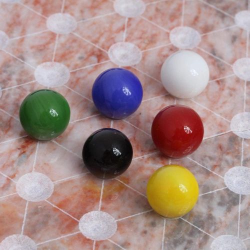  NOVICA Hand Crafted Family Game, Multicolor, Colorful Contrast Marble and Onyx Chinese Checkers