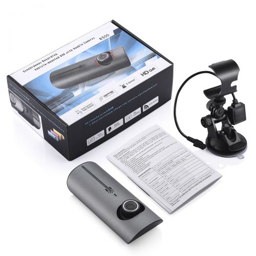  [US Stock] NOVPEAK 2.7 Inch TFT LCD Full HD Front & Rear Dual Camera Vehicle Car DVR Dash Cam Recorder Camcorder with 140 Wide Angle Lens, G-Sensor and GPS Trader - Retail Packing,